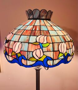Tiffany Style Stained Glass Floor Lamp