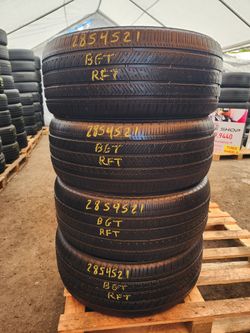 285 45R 21 BRIDGESTONE ALENZA RUN FLAT TIRES 2854521 USED TIRES (SET) MOUNT BALANCE INCLUDED