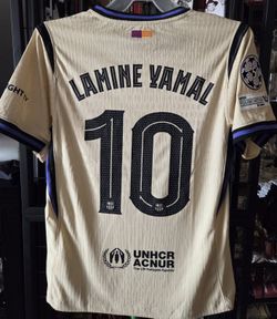 Nike Mens 2026 Barcelona Jersey Authentic Lamine Yamal No Trade Size Médium Large XL No Trade 