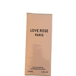 Love Rose Paris Women’s Perfume – Romantic Rose Scent, 3.4 fl oz