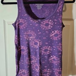 Faded glory size medium purple tank top
