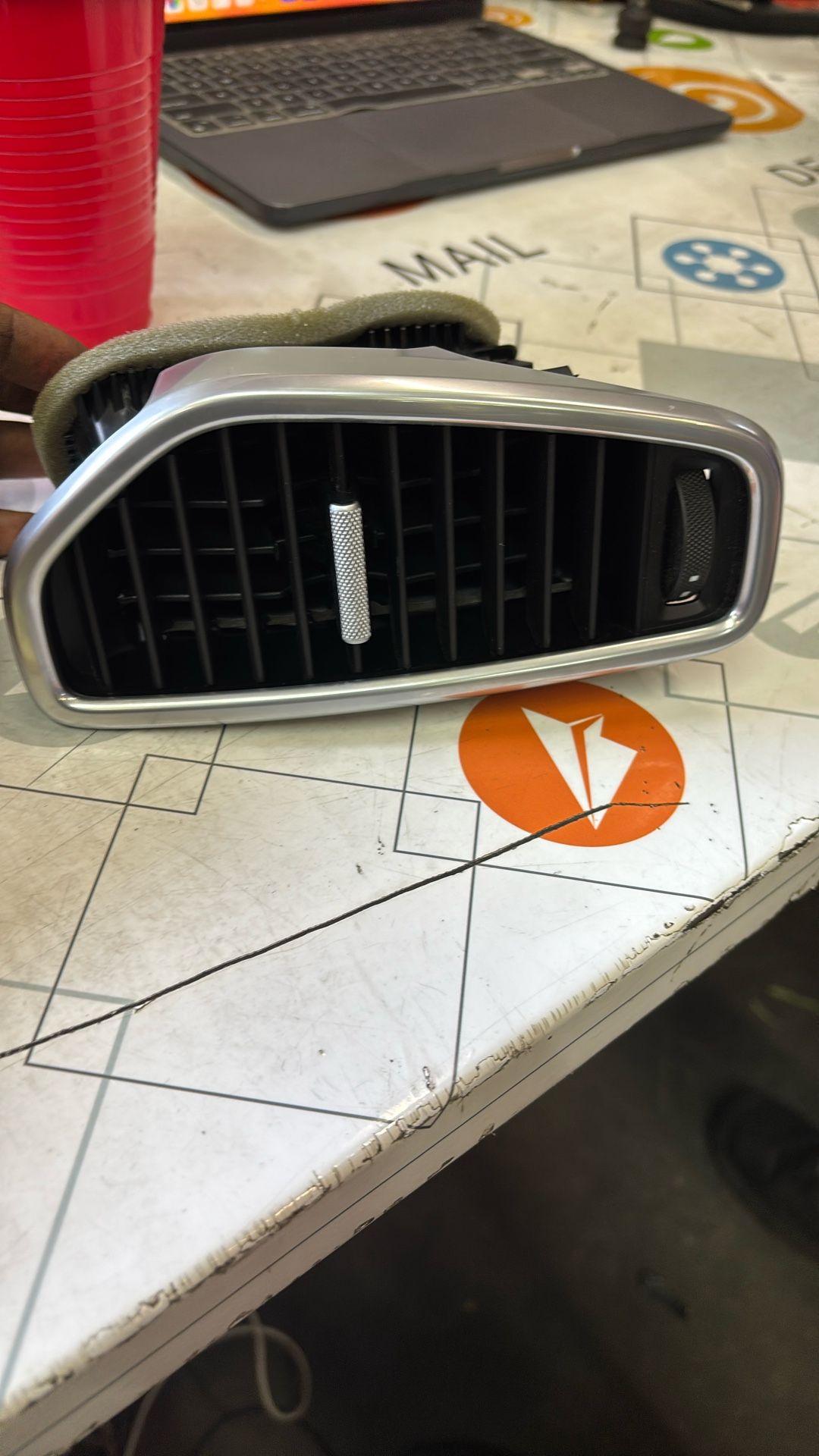 Driver Side Left Outer Porsche Vent Brand New