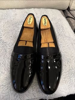 Mezlan premium patent leather tuxedo shoes 8.5