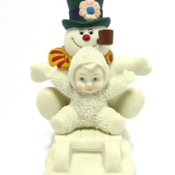 Department 56 Snowbabies Fun With Frosty Snowman 56.06022 Box New Vintage Y2K
