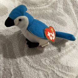 Ty Teenie Beanie Babies Rocket The Blue Jay 