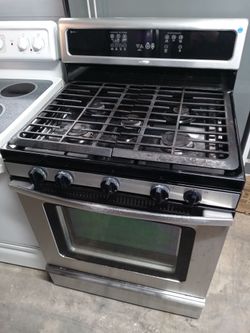 Whirlpool stainless steel 5-burner gas stove - Free delivery