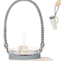 Gray Silicone Water Bottle Handle/Holder