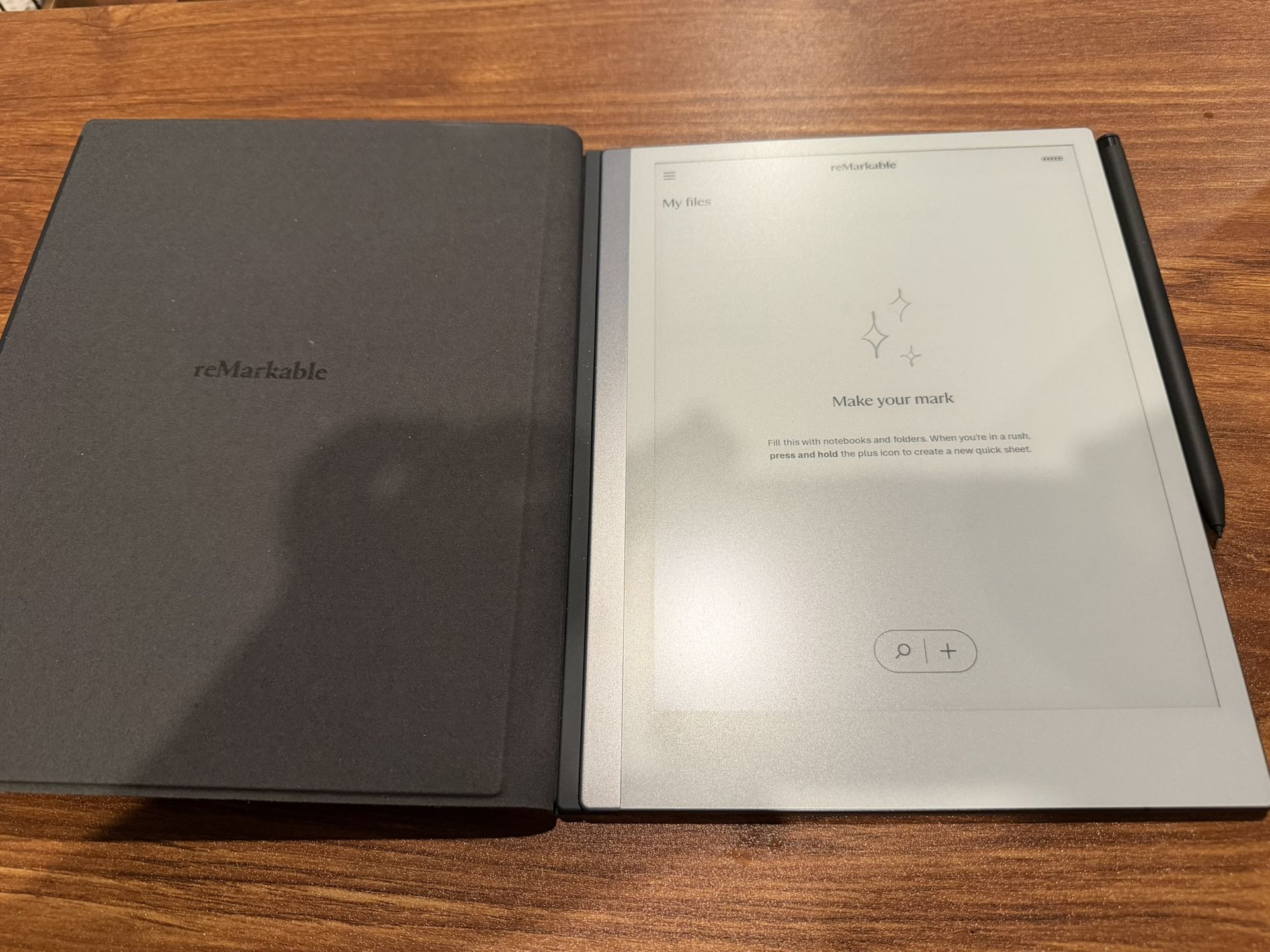 Remarkable 2 - Paper Tablet w/ Marker Plus & Leather Folio