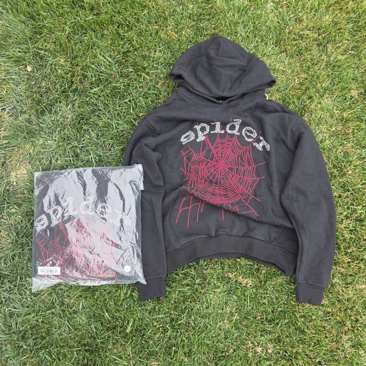 SIZE L AND M SP5DER OG RHINESTONE