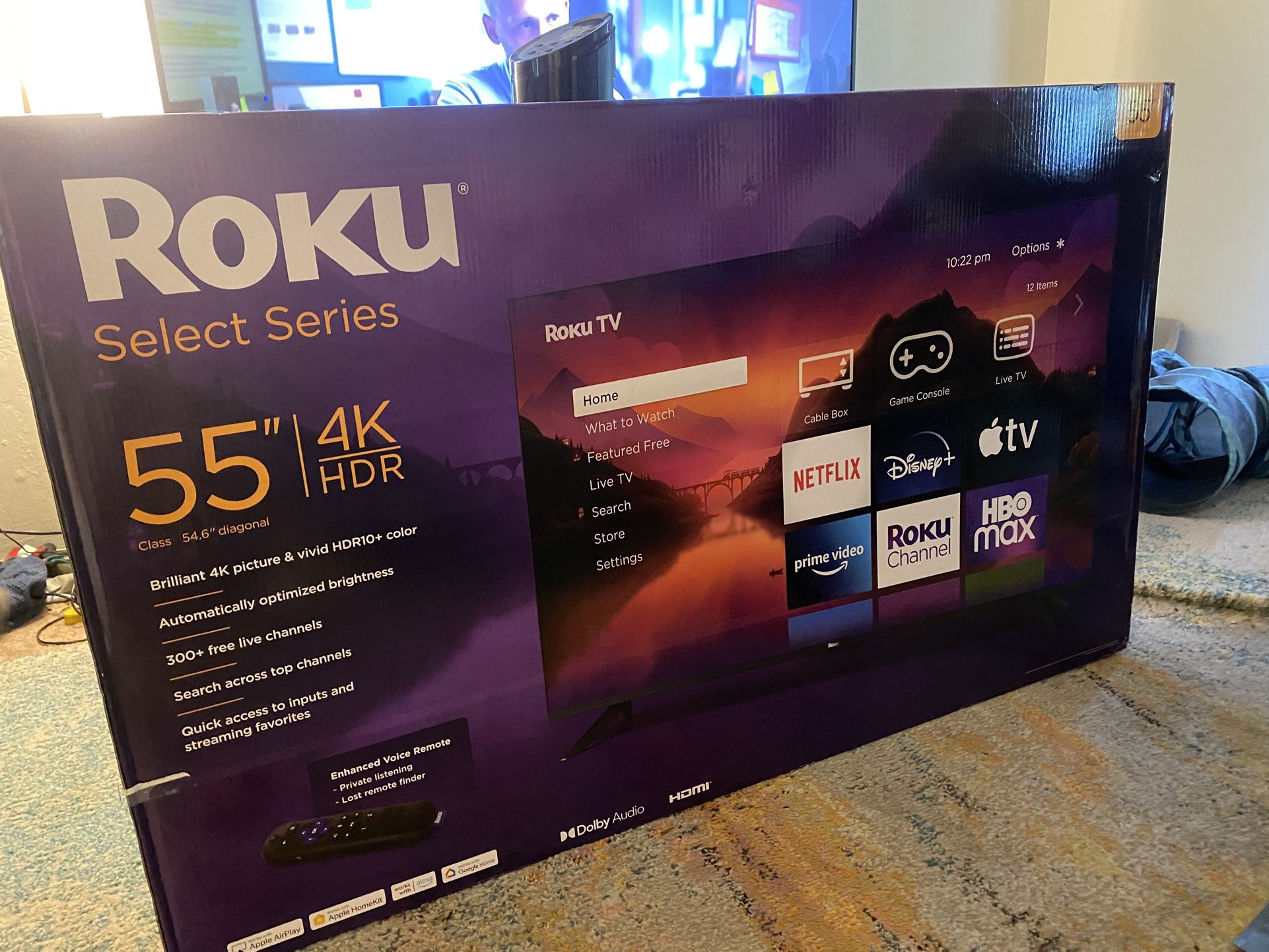 Roku Select Series 55" 4K HDR TV