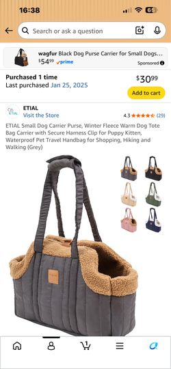 Pet purse carrier