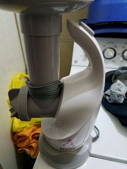 Ice cream maker.