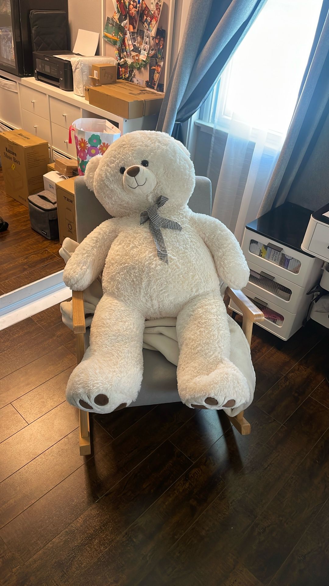 Big Plush Teddy Bear 44” Like New