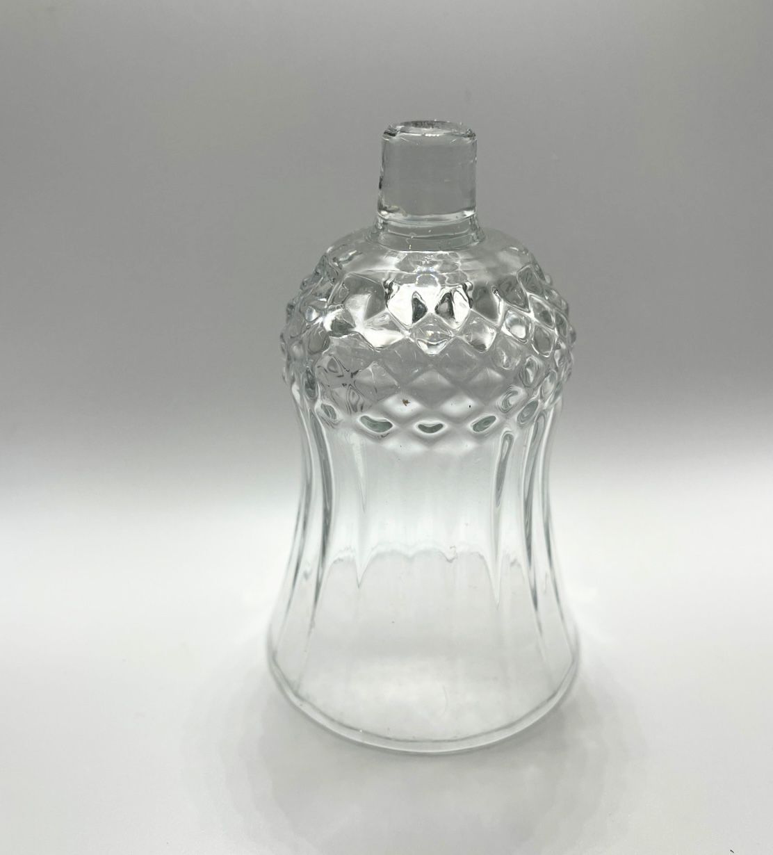 Vintage Glass Votive Candle Holder Peg Crystal Cut Sconces