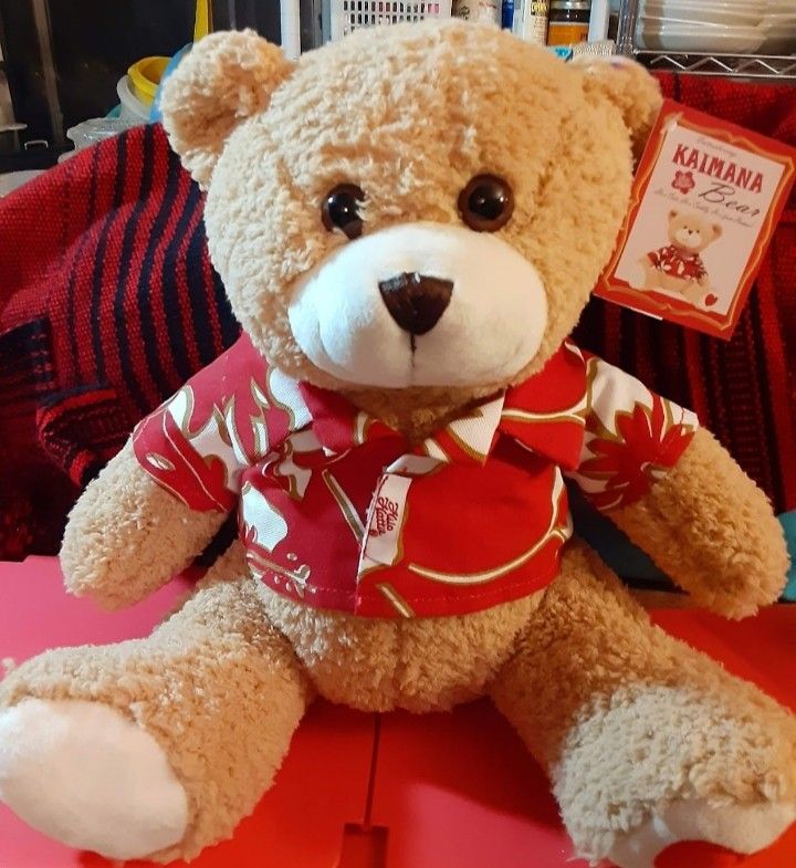 Hilo Hati Hawiian Clad Teddy Bear NEW