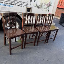 Dining Wooden Chairs Set Of 4