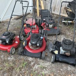 5 Lawn Mowers Read Description 