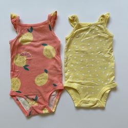 2-Pack Carter’s Bodysuits,  9M
