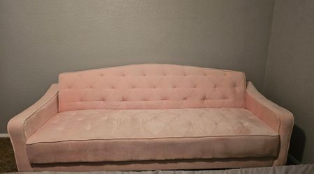 MID-CENTURY VELVET COUCH O.B.O