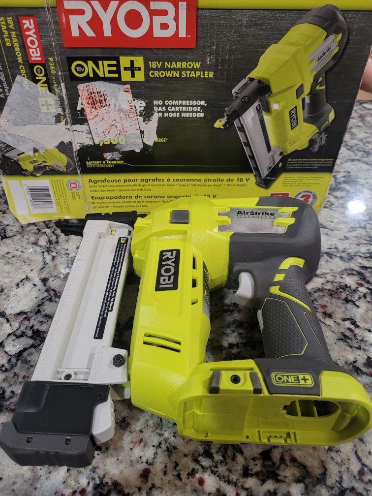 RYOBI ONE+ 18V Lithium Ion AirStrike 18 Gauge Cordless Narrow