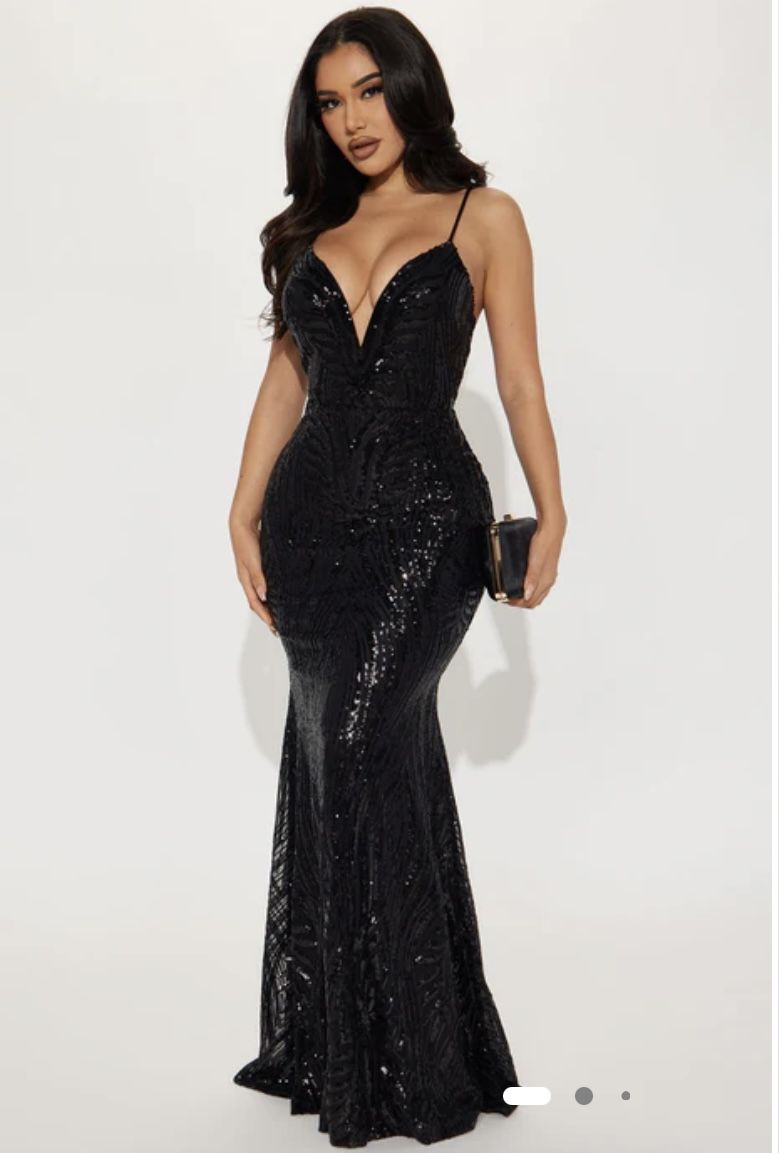 Sequin Maxi Dress