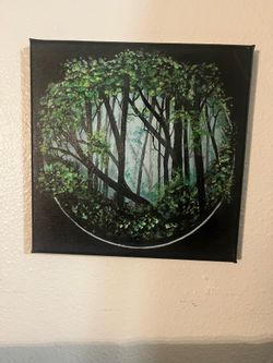 Mystical Forest Original Painting