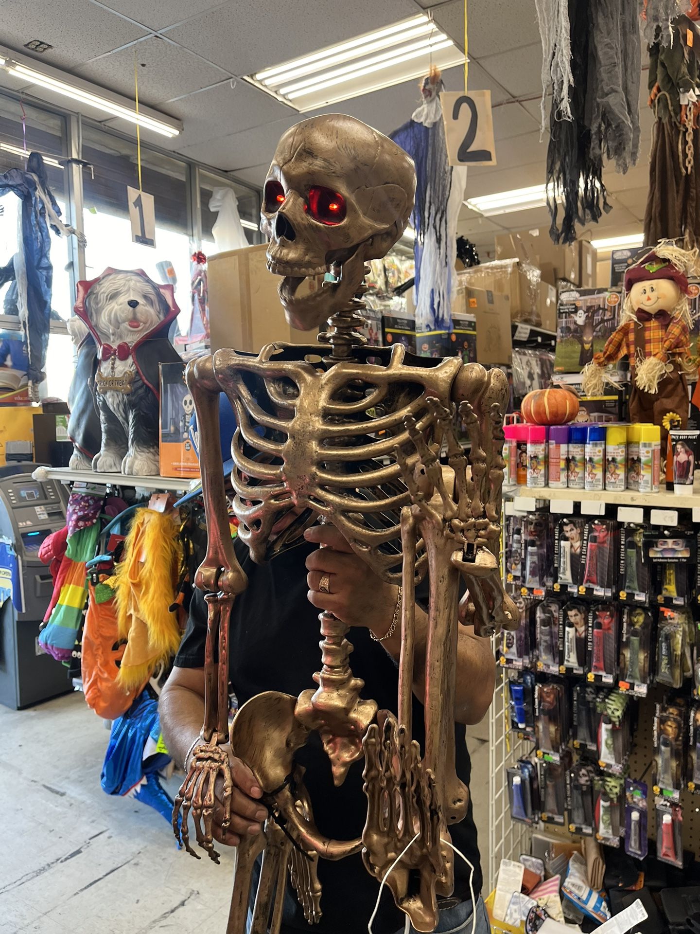Halloween 5ft Tall Animated Skeleton