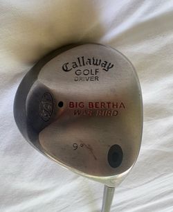 Callaway Big Bertha War Bird 9° Driver | RCH 96 Firm Flex Graphite
