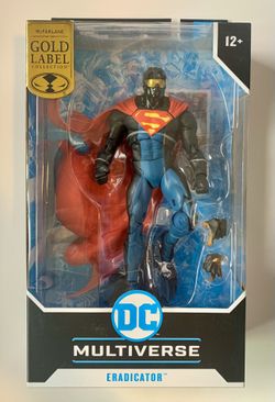 DC Multiverse Mcfarlane ERADICATOR Shock Wave Gold Label Figure MOC