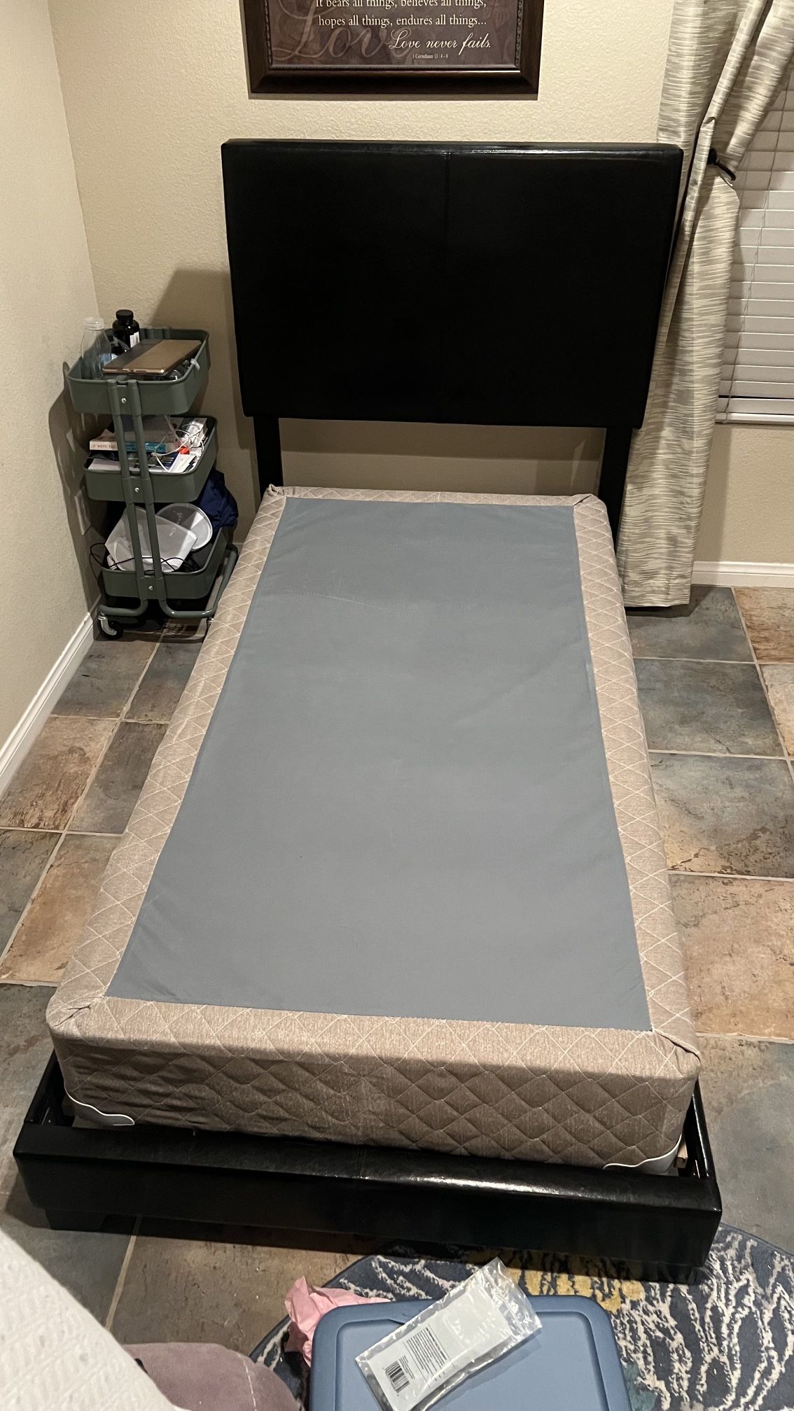 Twin Bed Frame & Mattress Included