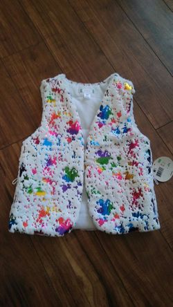 Paint splatter vest