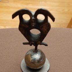 Scrap Owl Sculpture