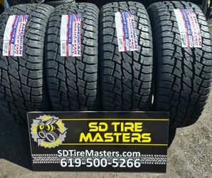 4 NEW TIRES P275/55R20  w/50k miles warranty $620 all 4 FREE INSTALLATION and BALANCED !!