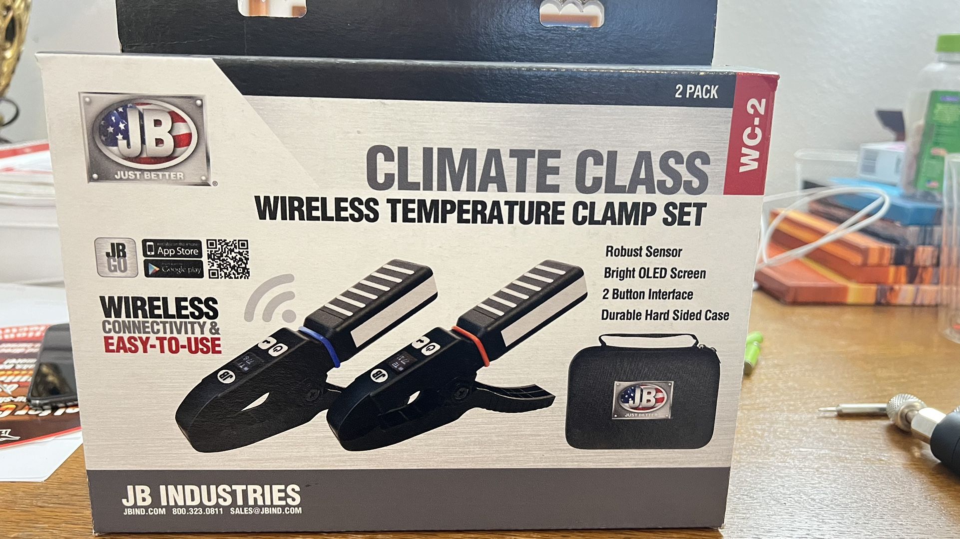 JB WC 2 Climate Class Universal Wireless Temperature Clam...