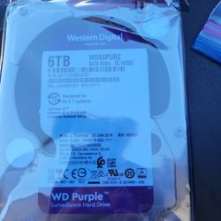 WD 6TB  60PURZ.    2 of these