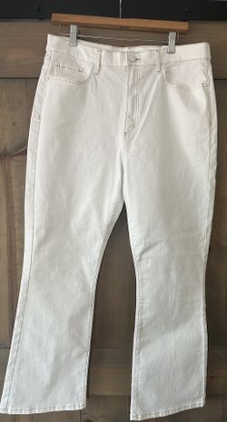 New Loft White Denim Pants 