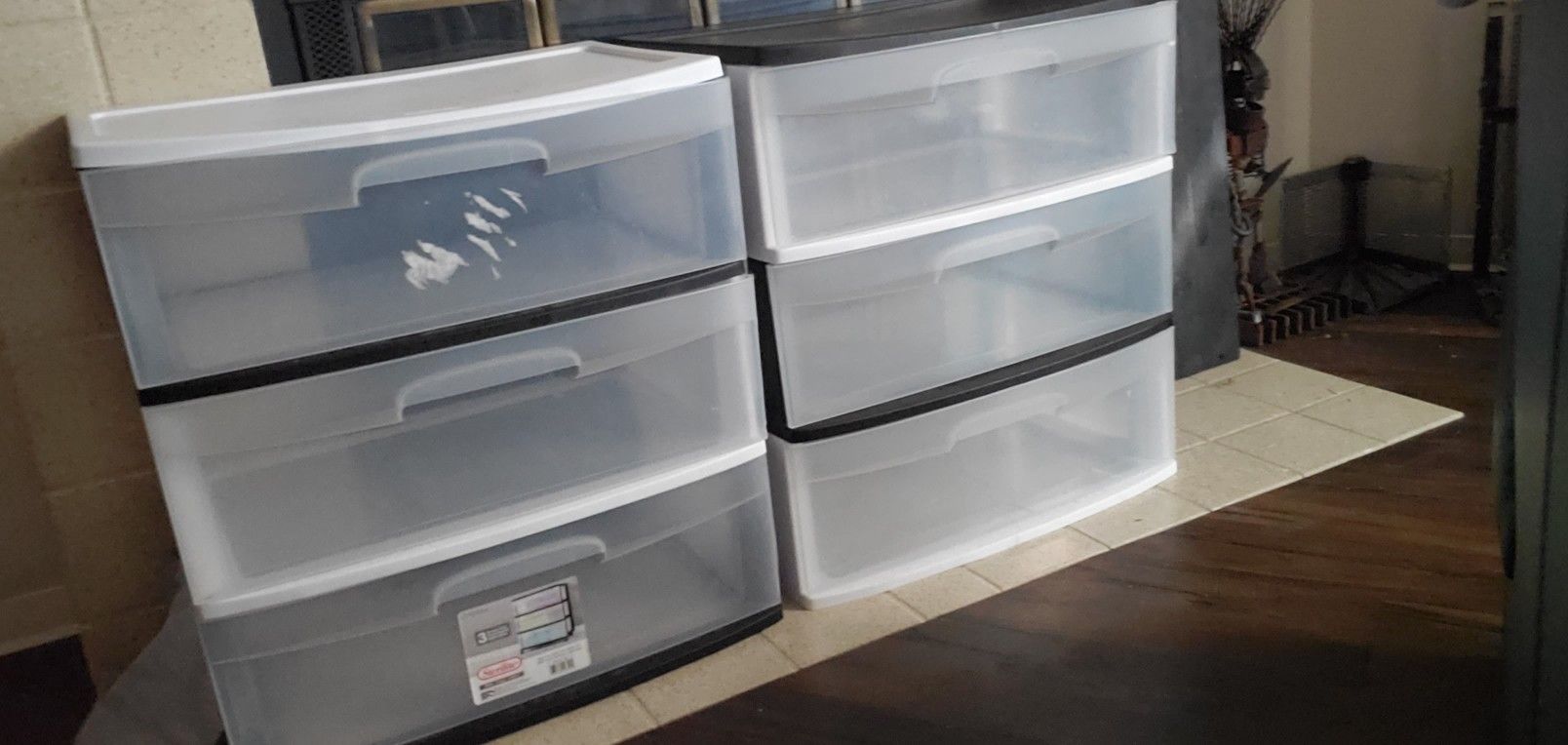 3 Teir Plastic Drawers