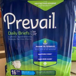 Prevail Adult Diapers Size Large