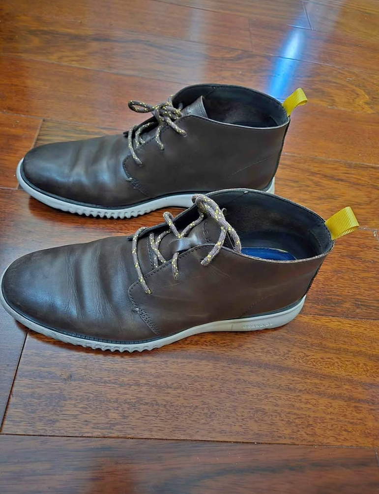 Cole Haan Men's Brown Leather Shoes Size 9.5