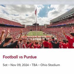 2 Tickets OSU Vs Purdue 