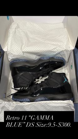 Retro 11 “Gamma Blue” DS Size:9.5-$300 OBO