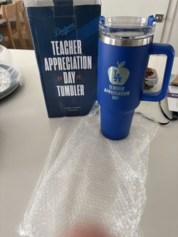 Dodgers Teachers Appreciation Tumbler