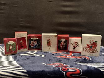 Hallmark Santa Ornaments