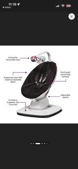 Baby Swing 4moms Used 