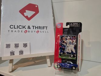 Fleer Collectibles Card & Howler Car Peyton Manning Colts Diecast 1:55 $1.00