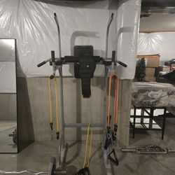Power Tower Pull Up Dip Station - LIKE NEW!