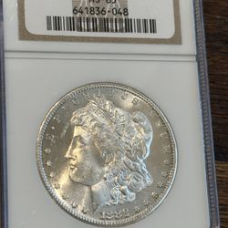 1882-S Morgan Silver Dollar — MS65 — Beautiful BU Coin — Slabbed & Certified