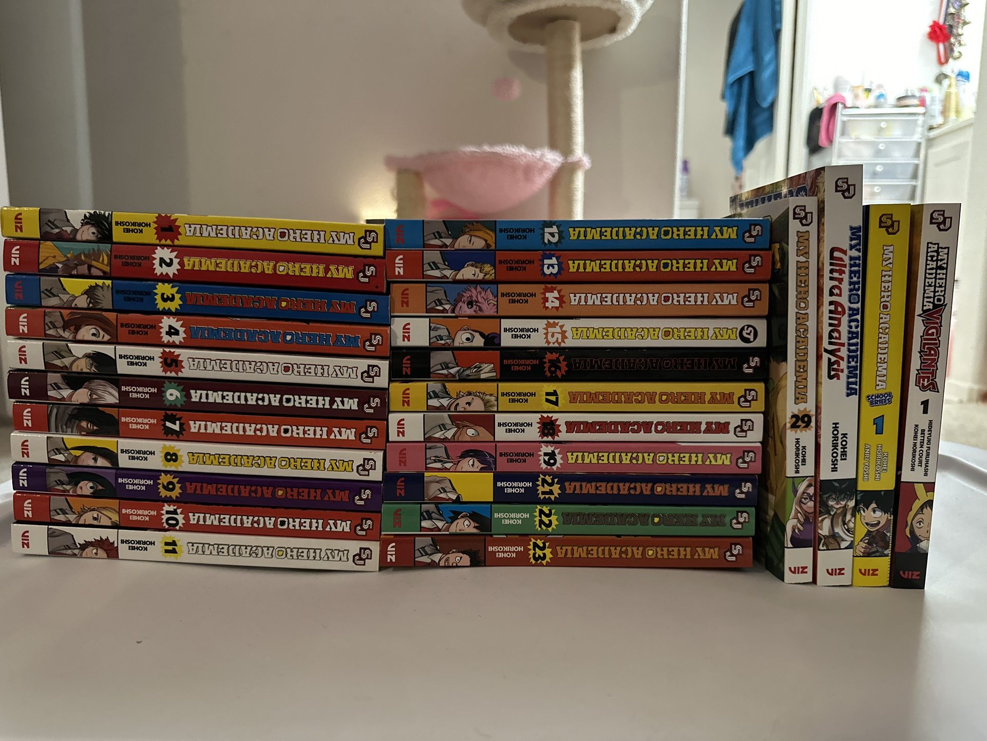My Hero Academic Vol. 1-19, 21-23, 29