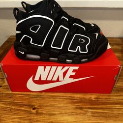 Nike Air More Uptempo Pippen Black And White Size 9.5