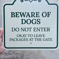 Dog Sign